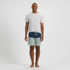 Cruise Boardshort | Indigo Color Block -Deals Haute Drape Store V314ICB 4