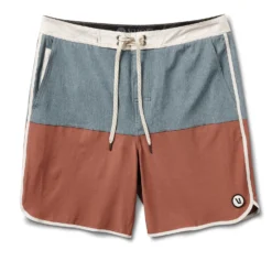Cruise Boardshort | Lake Hazelnut Linen Texture Block
