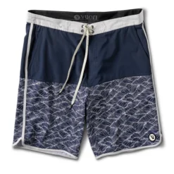 Cruise Boardshort | Navy Wave Block