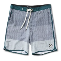 Cruise Boardshort | Steel Blue Wave Stripe