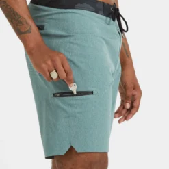 Sonic Seamless Boardshort | Palm Linen Texture -Deals Haute Drape Store V317PLT 5