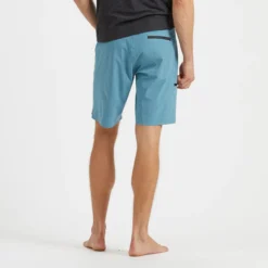 Sonic Seamless Boardshort | Sapphire Linen Texture -Deals Haute Drape Store V317SPL 3
