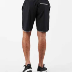 Banks Short | Black Linen Texture -Deals Haute Drape Store V330.03BKL 6