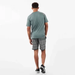 Banks Short | Grey Texture Canyon Stripe -Deals Haute Drape Store V330.23CST 4