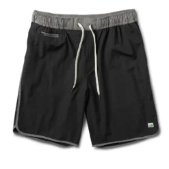 Banks Short | Black Linen Texture