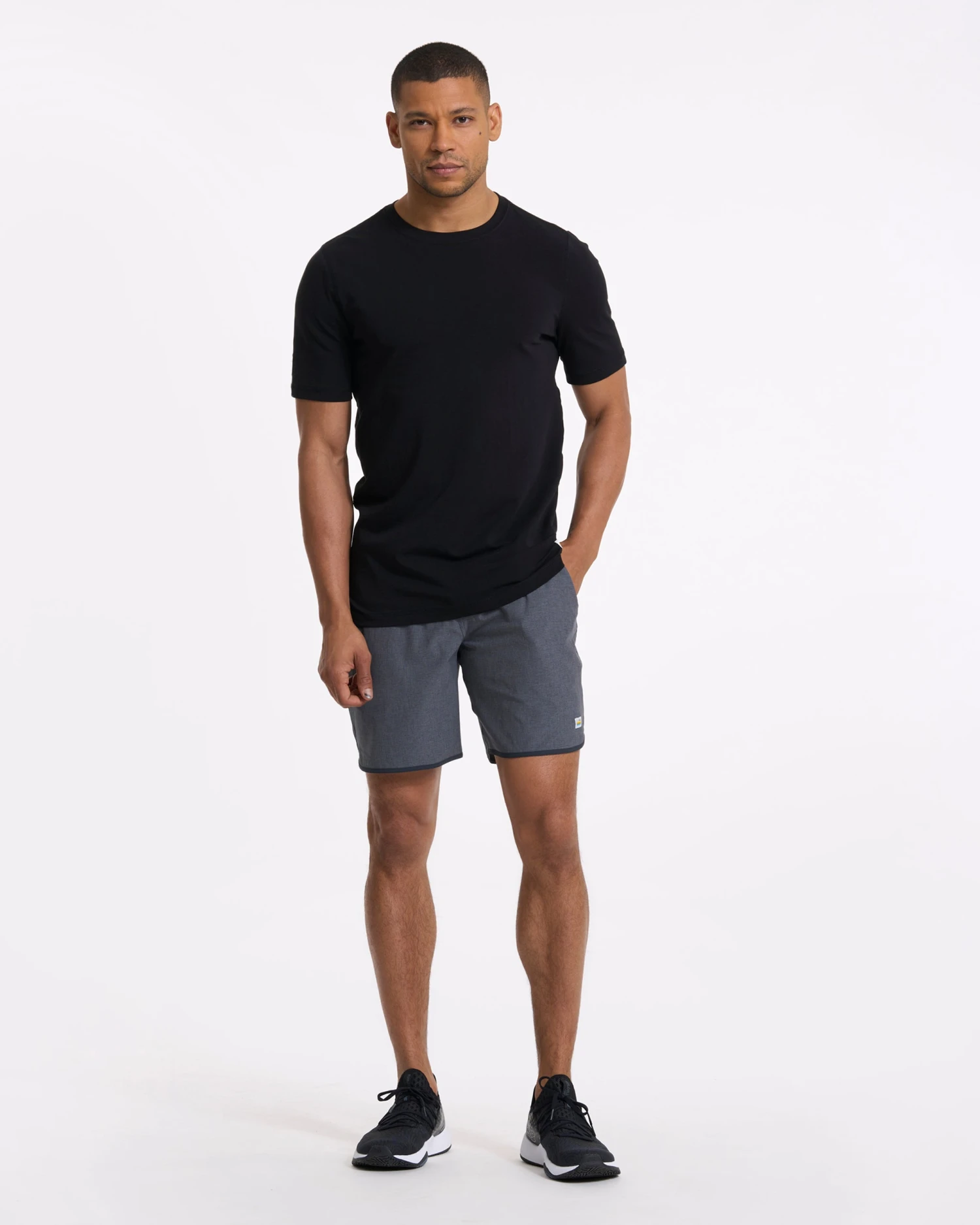 Banks Short | Charcoal Engineered Stripe 5 Banks Short | Charcoal Engineered Stripe - Image 5