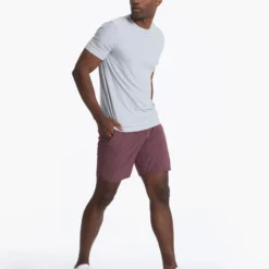 Banks Short | Chestnut Linen Texture -Deals Haute Drape Store V330CTL 02417