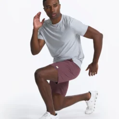 Banks Short | Chestnut Linen Texture -Deals Haute Drape Store V330CTL FA22 M ECOMM 02443