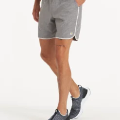 Banks Short | Grey Engineered Stripe -Deals Haute Drape Store V330GRE 2524