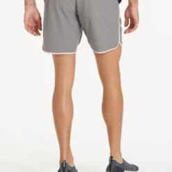 Banks Short | Grey Engineered Stripe -Deals Haute Drape Store V330GRE 2526