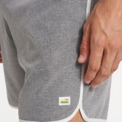 Banks Short | Grey Engineered Stripe -Deals Haute Drape Store V330GRE 2533