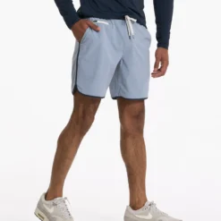 Banks Short | Light Cloud Slub Stripe -Deals Haute Drape Store V330LSC 07855