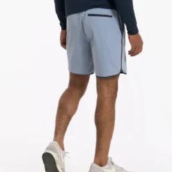 Banks Short | Light Cloud Slub Stripe -Deals Haute Drape Store V330LSC 07877