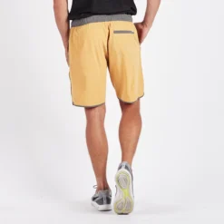 Banks Short | Saffron Linen Texture -Deals Haute Drape Store V330TLS 3