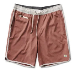 Banks Short | Terracotta Linen Texture