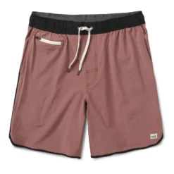 Banks Short | Terracotta Slub Stripe