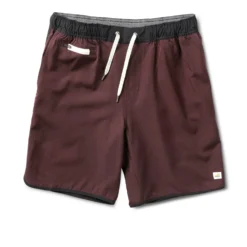 Banks Short | Oxblood Linen Texture