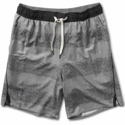 Trail Short | Grey Texture Stripe