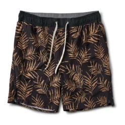 Trail Short | Black Floating Palm