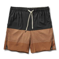 Trail Short | Camel Stripe