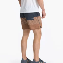 Trail Short | Camel Stripe -Deals Haute Drape Store V341CMT 01413