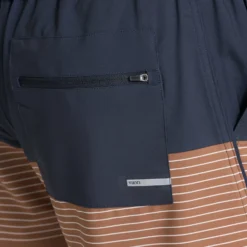 Trail Short | Camel Stripe -Deals Haute Drape Store V341CMT 01428