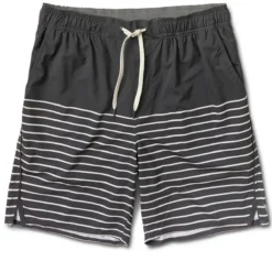 Trail Short | Charcoal Natural Stripe