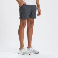 Trail Short | Charcoal Splatter -Deals Haute Drape Store V341CSP 2