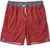 Trail Short | Deep Red Tonal Stripe