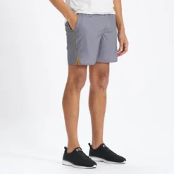 Trail Short | Charcoal Heather Texture -Deals Haute Drape Store V341HCT 2