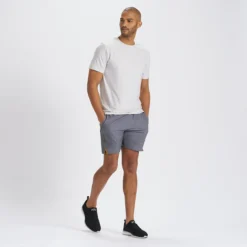Trail Short | Charcoal Heather Texture -Deals Haute Drape Store V341HCT 4
