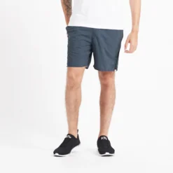 Trail Short | Navy Heather Texture -Deals Haute Drape Store V341HNA 4 update