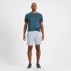 Trail Short | Light Heather Grey -Deals Haute Drape Store V341LHG 4