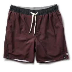 Trail Short | Oxblood Heather Stripe