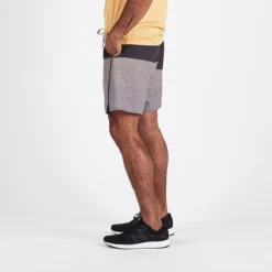 Trail Short | Saffron Stripe 6 Trail Short | Saffron Stripe -Deals Haute Drape Store V341SFS 2