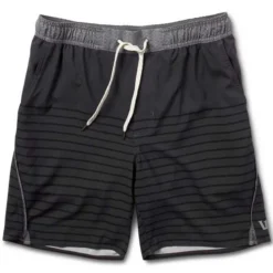 Trail Short | Charcoal Stripe