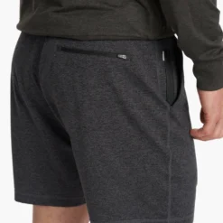 Ponto Short | Charcoal Heather -Deals Haute Drape Store V344HCC FA23 M ECOMM SHORTS DETAIL 6