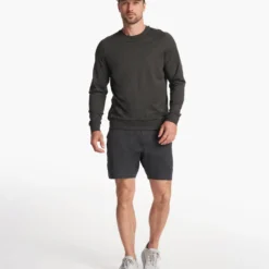 Ponto Short | Charcoal Heather -Deals Haute Drape Store V344HCC FA23 M ECOMM SHORTS FULL 2