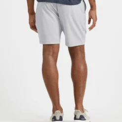 Ponto Short | Platinum Heather -Deals Haute Drape Store V344HPT 3