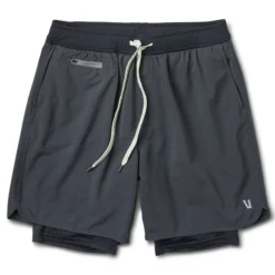 Stockton Short | Black Linen Texture