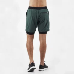 Stockton Short | Canyon Linen Texture -Deals Haute Drape Store V346CYL 3