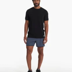 Banks Short 5" | Azure Linen Texture 8 Banks Short 5" | Azure Linen Texture -Deals Haute Drape Store V366AZL SP19 M ECOMM BOTTOM 2117