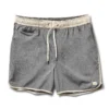 Banks Short 5" | Grey Linen Texture