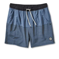 Kore Short 5" | Light Azure Stripe