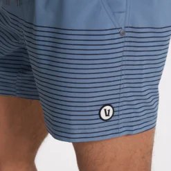 Kore Short 5" | Light Azure Stripe -Deals Haute Drape Store V367LAS SP23 M ECOMM SHORTS DETAIL 4802 1x1 1537b03c 75f1 4ea8 ad37 bf3ff542d9f9