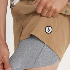 Kore Short 5" | Wheat -Deals Haute Drape Store V367WHE 2952