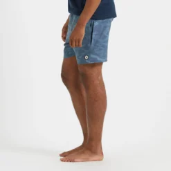 Cape Short | Indigo Watercolor Camo -Deals Haute Drape Store V369IWC 2