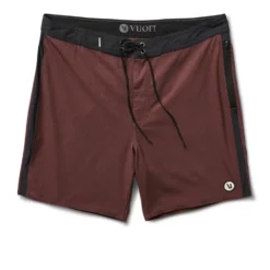 Peak Boardshort | Chestnut Dashed Lines