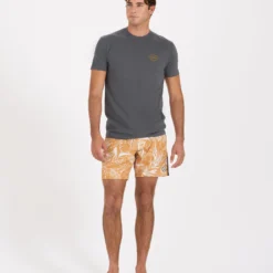 Peak Boardshort | Flax Rainforest 10 Peak Boardshort | Flax Rainforest -Deals Haute Drape Store V374FRF 4