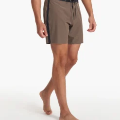 Peak Boardshort | Greige -Deals Haute Drape Store V374GRG SP23 M ECOMM BOARDSHORTS BOTTOM 1435 1x1 e3589ffd cdd4 4f47 b7eb 2f0994c2198d